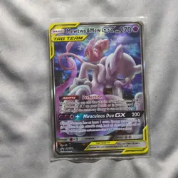 Pokemon TCG Mewtwo & Mew GX TAG TEAM Promo Holo SM191 Basic 270 HP - Image 1