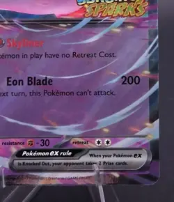 Pokemon TCG Latias ex 076/191 Surging Sparks Double Rare Holo NM/M Pack Fresh - Image 3