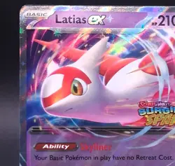 Pokemon TCG Latias ex 076/191 Surging Sparks Double Rare Holo NM/M Pack Fresh - Image 4