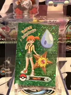 Green Holo Hit - Misty - 2022 Pokemon Indigo League Sticker Set (Peru) - Image 1