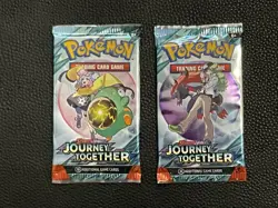 Pokemon S & V Journey Together Booster Packs Lot of 2 - Random Art - Sealed - Image 1