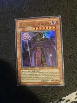 Yugioh! Dark Eradicator Warlock Sd6-En001 1st Ed Light Play!! - Image 1