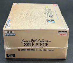 ONE PIECE TCG ANIME 25TH COLLECTION EB-02 EXTRA BOOSTER FACTORY SEALED BOX - Image 4