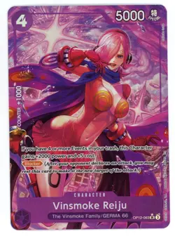 VINSMOKE REIJU One Piece Legacy of the Master Alt Art #OP12-063 SR - Image 1