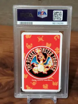1996 POKEMON RED PLAYING CARDS 123 SCYTHER JACK OF HEARTS PSA 10 GEM MINT POKER - Image 2