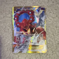 Pokemon Volcanion EX Full Art Ultra Rare Holo Card 115/114 180 HP English - Image 1