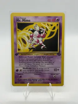 Pokemon TCG Jungle Mr. Mime 22/64 1st Edition Non-Holo Rare Card - Image 1