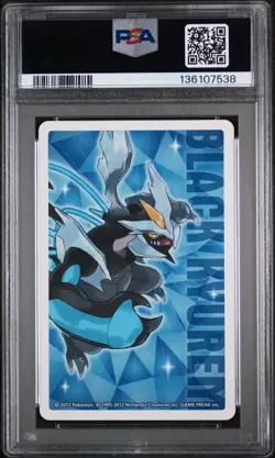 2012 POKEMON BLACK 2 PLAYING CARDS 3 OF HEARTS EMOLGA PSA 10 - Image 2