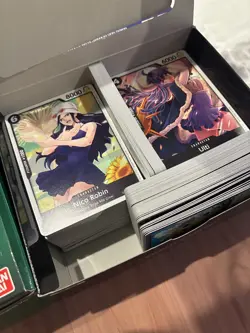 One Piece 2500 Cards Bulk Lot TCG Card Game 260 rares Op-08 through Op-14 - Image 4