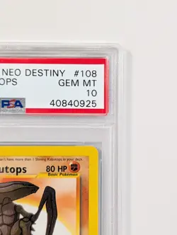 2002 Shining Kabutops 1st Edition PSA 10 Gem MT 108/105 Neo Destiny Pokemon Card - Image 2