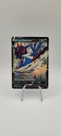 Pokemon TCG: Hisuian Samurott V 101/189 Astral Radiance Ultra Rare Card NM - Image 1