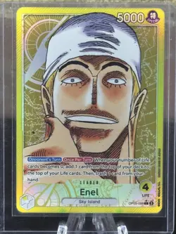 Enel OP05-098 Alt Art Leader One Piece Card Game English Perfect condition! - Image 3
