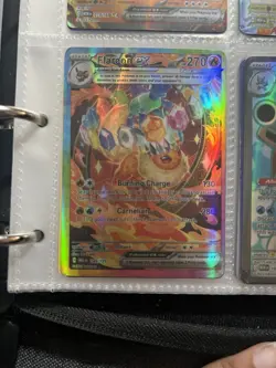 Pokemon TCG Flareon EX Prismatic Evolutions Double Rare Holo Card 146/131 - Image 1