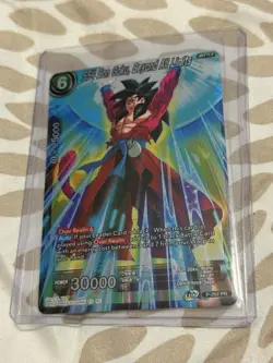 SS4 Son Goku, Beyond All Limits Dragon Ball Super Card Game Card MINT P-262 PR - Image 1