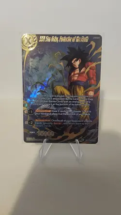 Dragon Ball Super Card Game SS4 Son Goku Protector of the Earth BT11-034 SPR - Image 2