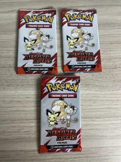 Pokemon Fun Pack (3 Cards) - Destined Rivals Set Of 3 - Image 1