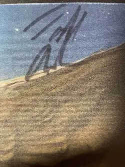 MTG Star City Game SCG Tour 2019 Star Crowned Angel Playmat signed by Jim Davis - Image 4