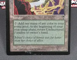 MTG Undiscovered Paradise- DAMAGED -Visions Magic the Gathering Card # 167 - Image 4