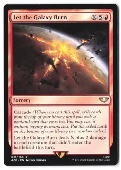 Let the Galaxy Burn 81 MTG 40K NM - Image 1