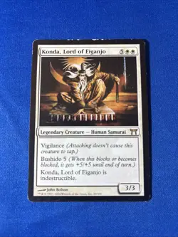 KONDA, LORD OF EIGANJO MP CoK Champions Of Kamigawa mtg fast shipping - Image 1