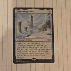 Thrumming Stone Double Masters 2022 Regular Rare Artifact Wizards English - Image 1