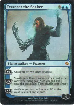 MTG: Duel Decks: Elspeth vs. Tezzeret: Foil Tezzeret the Seeker: LP Condition - Image 1
