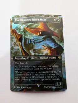 The Destined Black Mage - UB Fianl Fantasy FIC - Borderless Foil - (0447) - NM - Image 1
