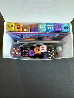 Pokemon TCG Horizontal Deck Box Klara Dice Coins Tokens Lot - Image 2