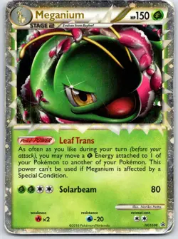 Pokemon TCG Meganium (Prime) Promo Holofoil HGSS Promos HGSS08 HP - Image 1