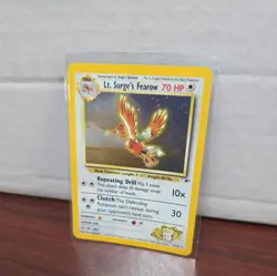 Pokemon TCG Card Featuring Lt. Surge's Fearow From The Gym Heroes Set. Holo Rare - Image 2