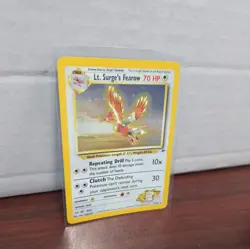 Pokemon TCG Card Featuring Lt. Surge's Fearow From The Gym Heroes Set. Holo Rare - Image 3
