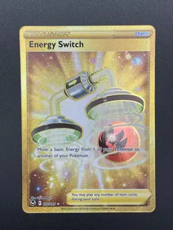 Energy Switch 212/195 Secret Rare SWSH12: Silver Tempest Pokemon TCG NM/M - Image 2