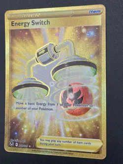 Energy Switch 212/195 Secret Rare SWSH12: Silver Tempest Pokemon TCG NM/M - Image 4
