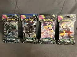 Pokemon TCG Sun And Moon Celestial Storm Complete Sleeved Artwork Set - Image 1