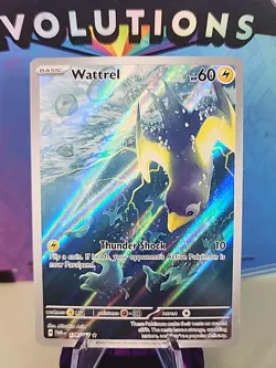 Wattrel 178/167 Twilight Masquerade Illustration Rare Full Art Pokemon TCG NM/M - Image 1