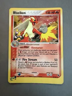 Pokemon TCG Blaziken 3/109 Ruby & Sapphire - Holo Rare Near Mint - Image 1