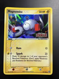 Pokemon Magnemite 54/108 Reverse Holo Stamped Ex Power Keepers - Near Mint - Image 1