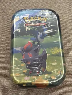 (1) Pokemon Mega Evolution Ascended Heroes Mini Tin - Zorua & Cramorant Sealed - Image 1