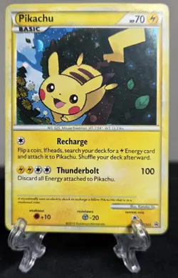 2010 Pokemon HGSS Black Star Promos Pikachu #HGSS03 - Image 1
