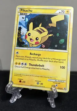 2010 Pokemon HGSS Black Star Promos Pikachu #HGSS03 - Image 3