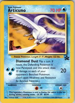 Articuno 22/53 WOTC Black Star Promo Regular Pokemon TCG - Image 1
