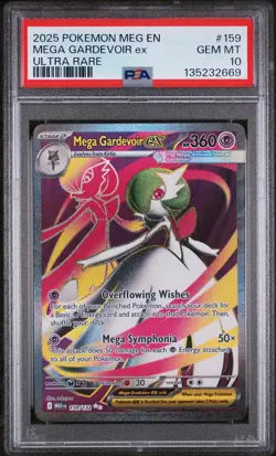 2025 POKEMON MEG EN-MEGA EVOLUTION ULTRA RARE #159 MEGA GARDEVOIR EX PSA 10 - Image 1