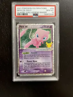 2021 Pokemon Celebrations Classic #88 Mew-EX PSA 10 GEM MINT - Image 1