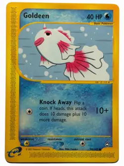 Goldeen - Aquapolis 78/147 2002 - E Reader - Pokemon TCG - WOTC - NM - Image 1