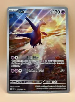 Latios 203/191 – Surging Sparks (Illustration Rare) – NM – 2024 Pokemon TCG - Image 1
