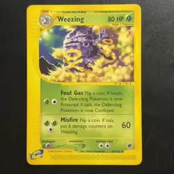 Pokemon Vintage Non-Holo Rare Weezing 070/165 Expedition E-reader Wotc 2002 - Image 1