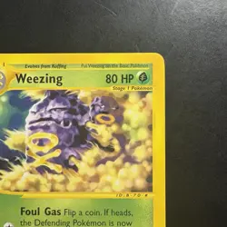 Pokemon Vintage Non-Holo Rare Weezing 070/165 Expedition E-reader Wotc 2002 - Image 3