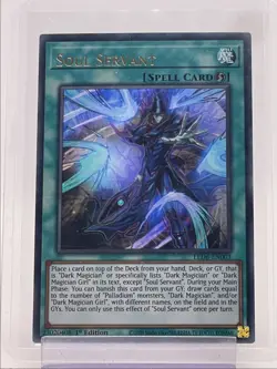 SOUL SERVANT 2020 YU-GI-OH! LEGENDARY DUELIST ULTRA RARE 1ST EDITION Q5842 - Image 1