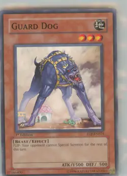 Yu-Gi-Oh Enemy of Justice Guard Dog #EOJ-EN024 1st Edition Near Mint or Better - Image 1