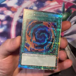 YUGIOH POLYMERIZATION QUARTER CENTURY SECRET RARE 1ST NM RA02-EN047 - Image 2